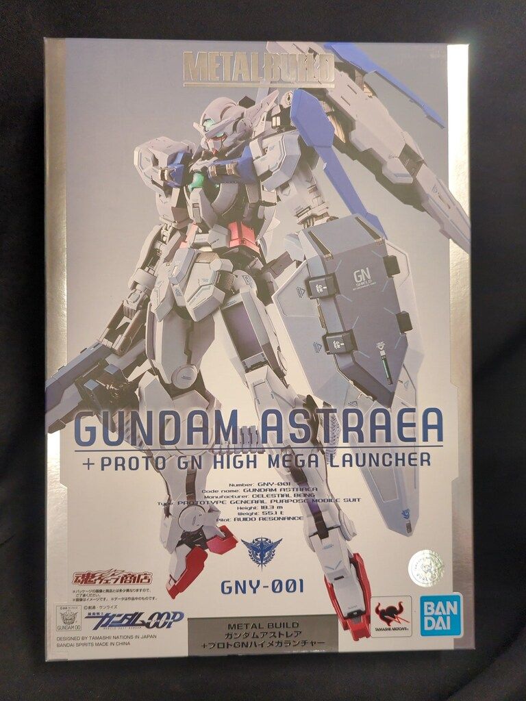 メタルビルド　ガンダムアストレア+プロトGNハイメガランチャー METAL BUILD ガンダムアストレア＋プロトGNハイメガランチャー