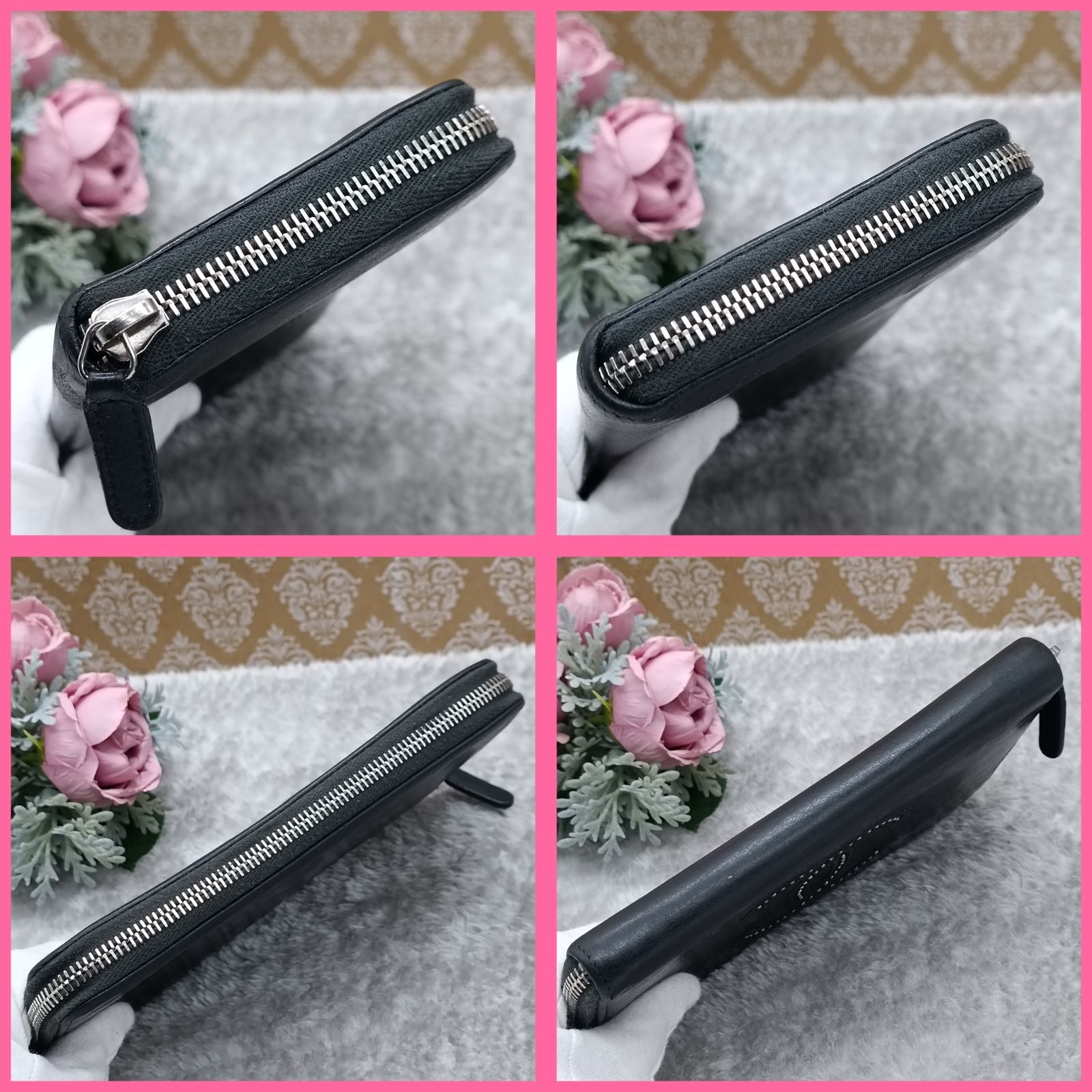 CHANEL 》 シャネル 長財布 ロングウォレット ラウンドファスナー ココ 