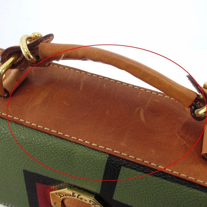 新品★Double fishレザーバッグ　2WAY ダブルフィッシュ ショルダーバッグ 2way レザー マルチカラー