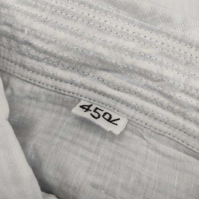 45R/45rpm 先染め全員集合の908スモックドレス サイズ4 定価61600円