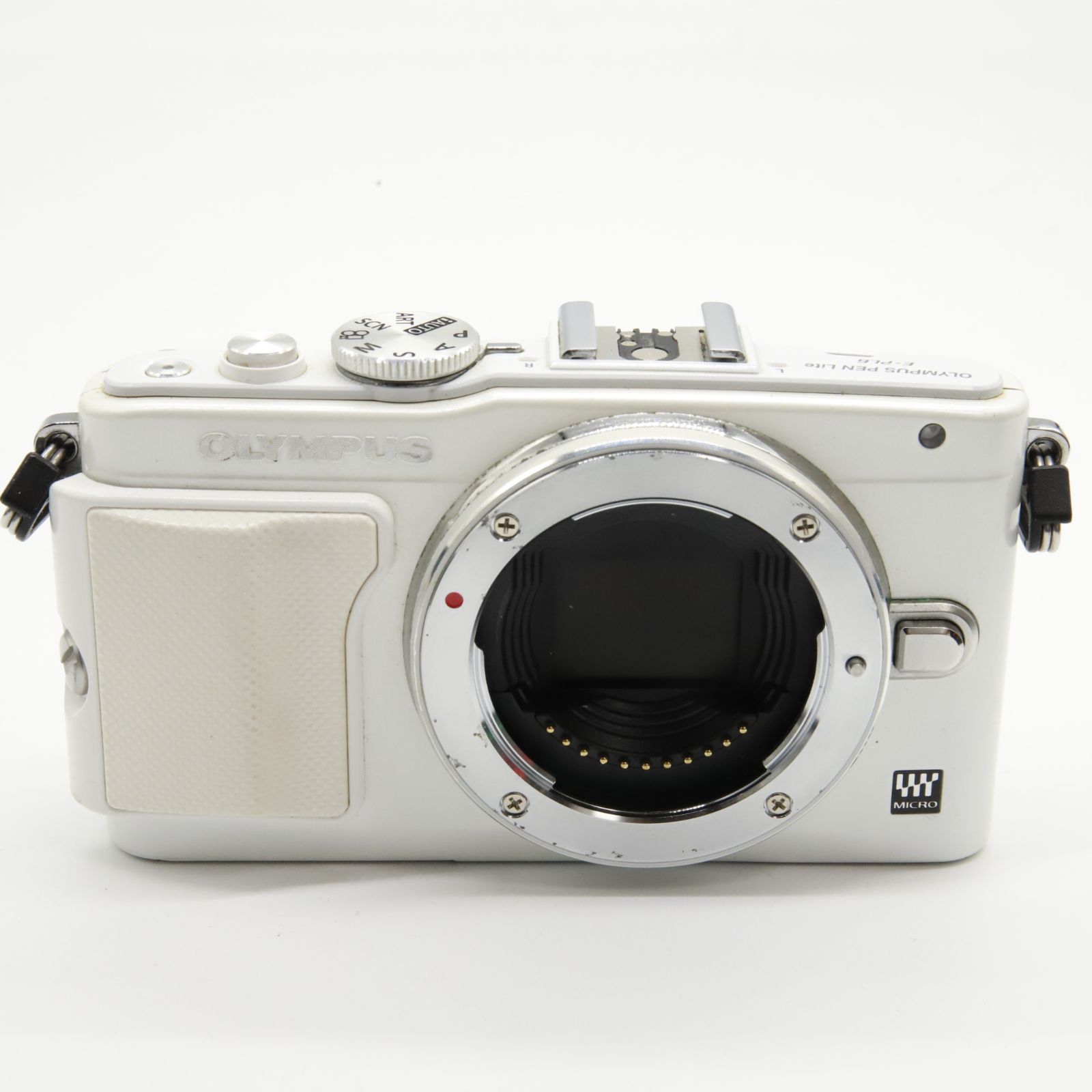 □実用品□ OLYMPUS OLYMPUS ミラーレス一眼 PEN Lite E-PL6 ボディ ホワイト E-PL6 BODY WHT… - メルカリ