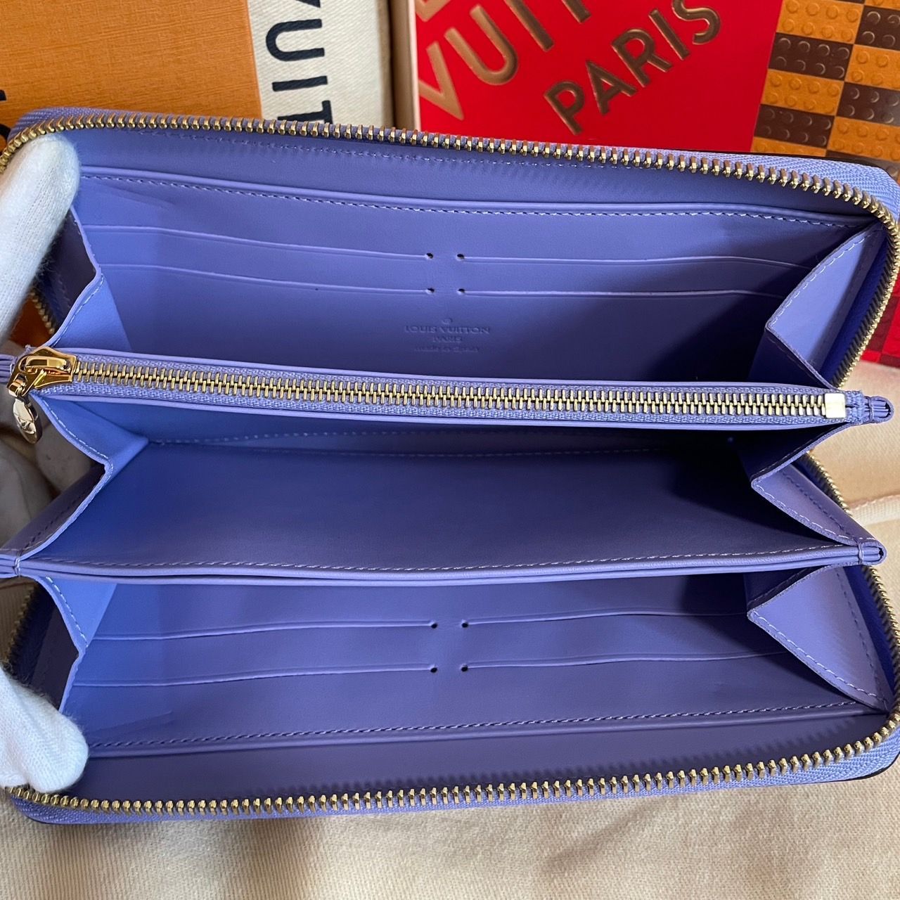 新品未使用】 ルイヴィトン モノグラム ヴェルニ リラ ジッピー 長財布  