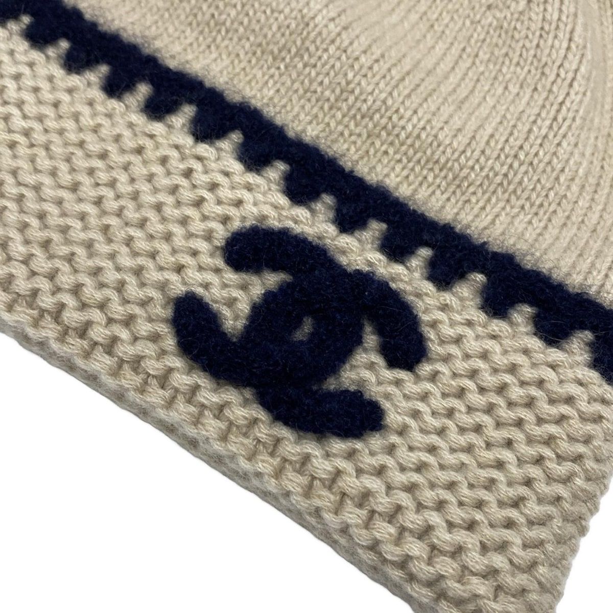 美品♪CHANEL カシミヤ ニット帽 楽天市場】【未使用品】 シャネル ニットキャップ ロゴマーク