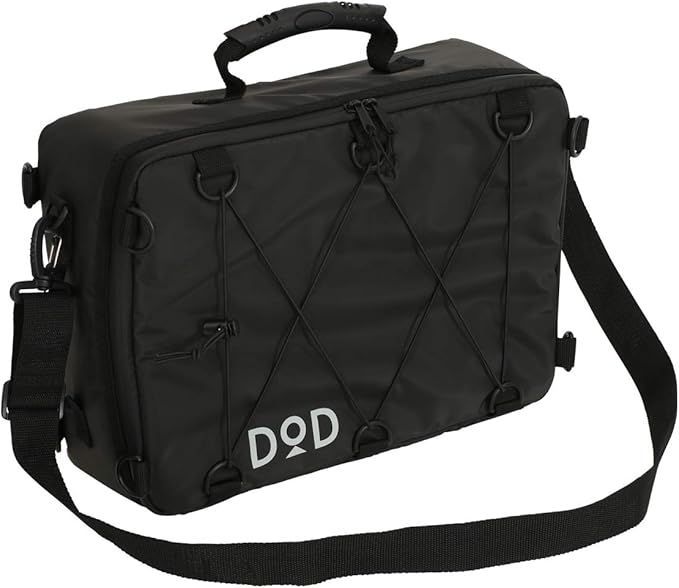 【在庫処分】DOD(ディーオーディー) ソフトくらこ(10) 10L 極厚断熱材 ソフトクーラーバッグ ツーリング や ソロキャンプ や フェス に 薄型形状 CL1-720-BK