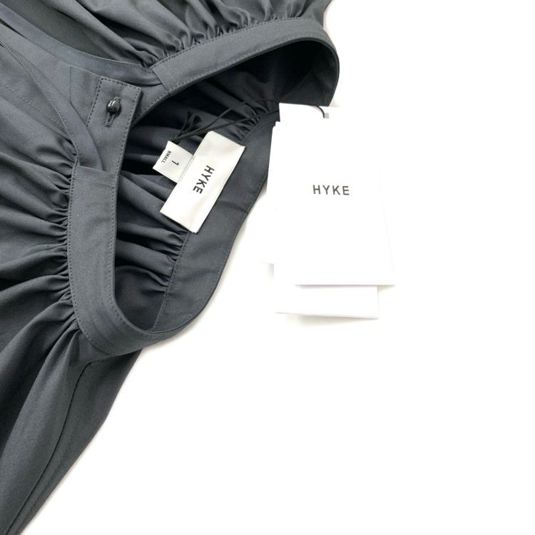 試着のみ⭐︎HYKE⭐︎T/C GATHERED DRESS⭐︎ワンピース HYKE T/C GATHERED DRESS – COLDBECK ONLINE