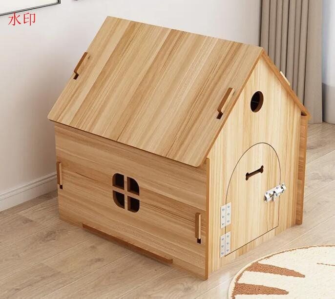 新入荷 ペット小屋冬の保温木製猫小屋犬小屋ペット犬別荘屋外木屋室内