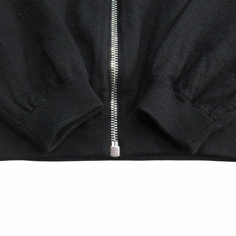美品 プラダ PRADA ウール ドライバーズ ニット ジャケット