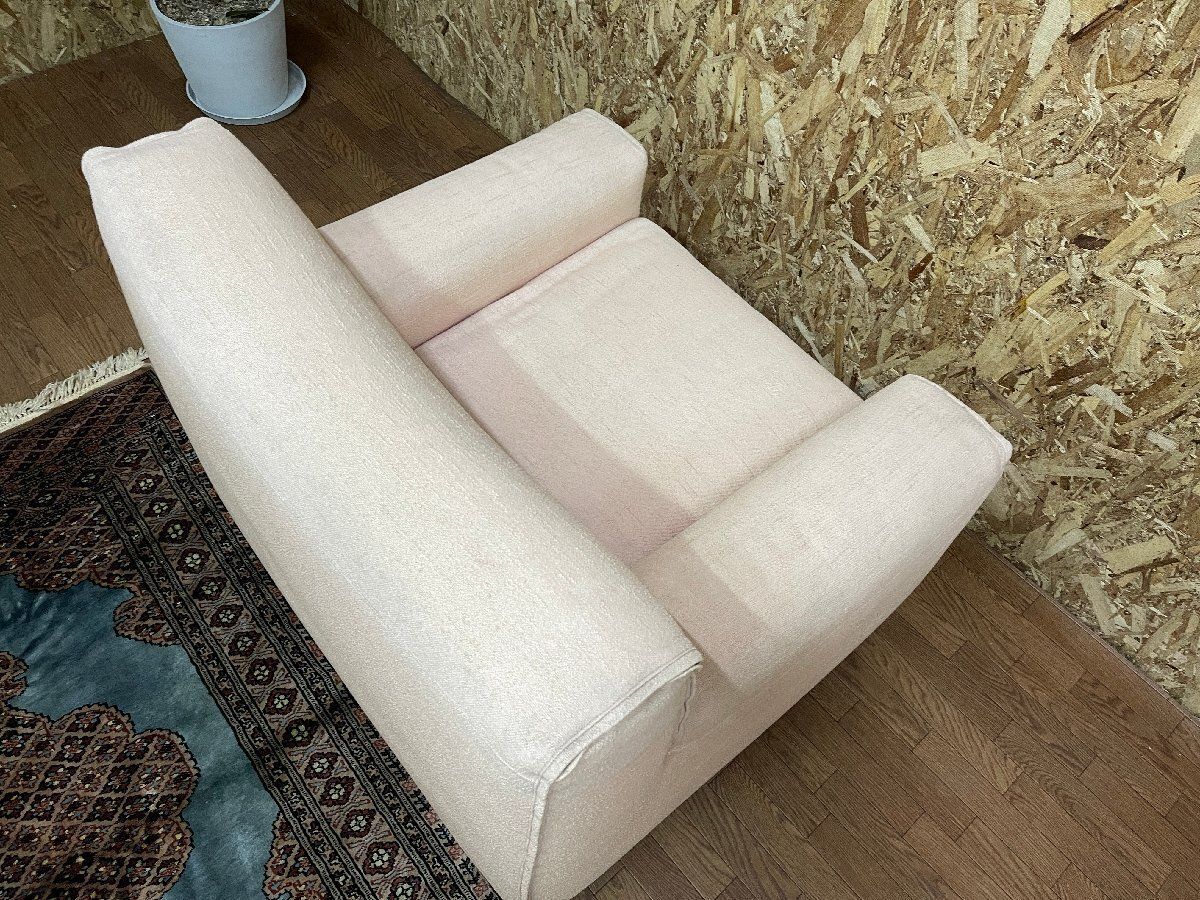 カッシーナ Cassina 1人掛けソファ シングルソファ 1P ピンク系 
