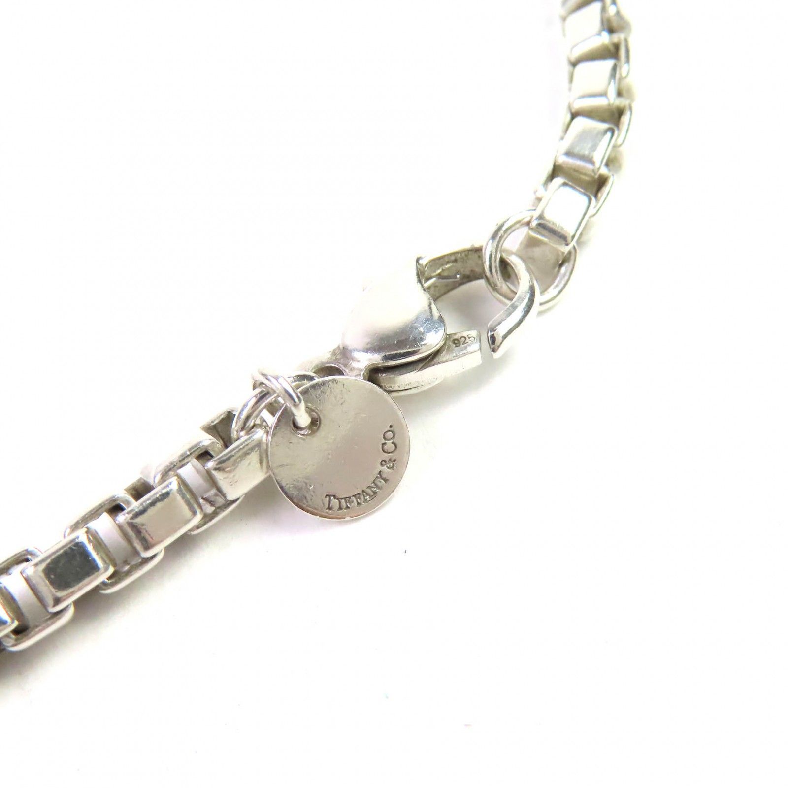 美品△TIFFANY&Co. ティファニー ベネチアン SV925 スクエア