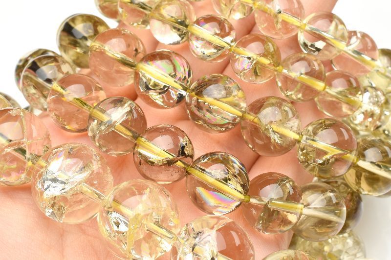 大玉レインボーファントムシトリンスフィア約29cm 大玉レインボーファントムシトリンスフィア約29cm 大玉