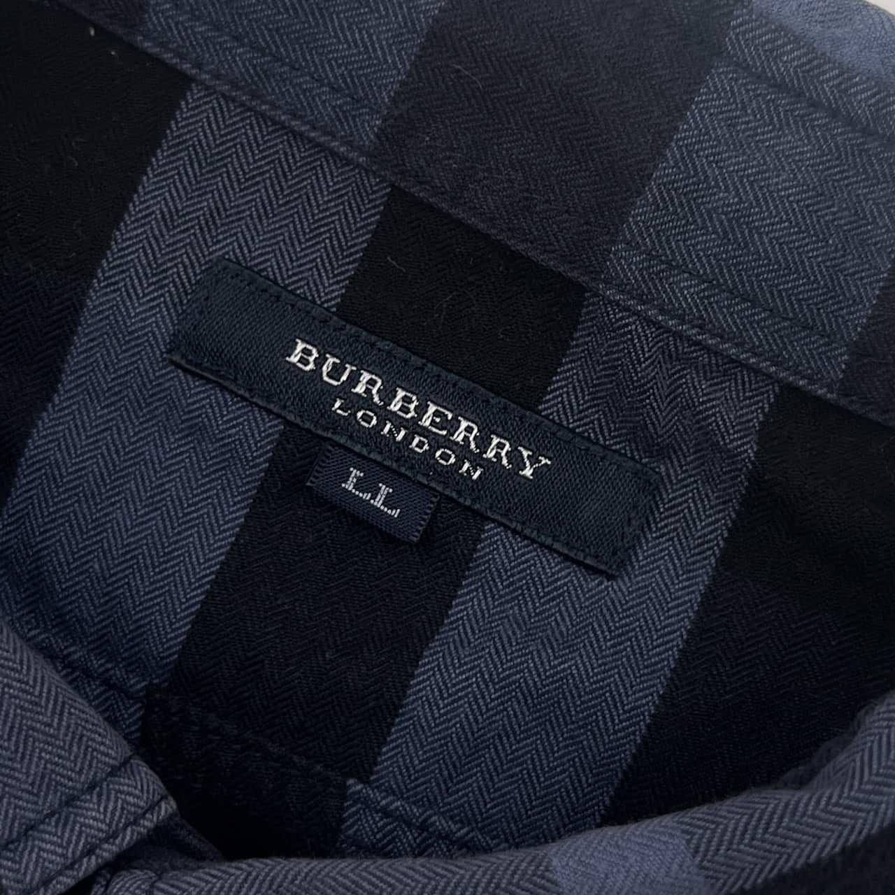 BURBERRY LONDON バーバリー メガチェック 長袖シャツ LL