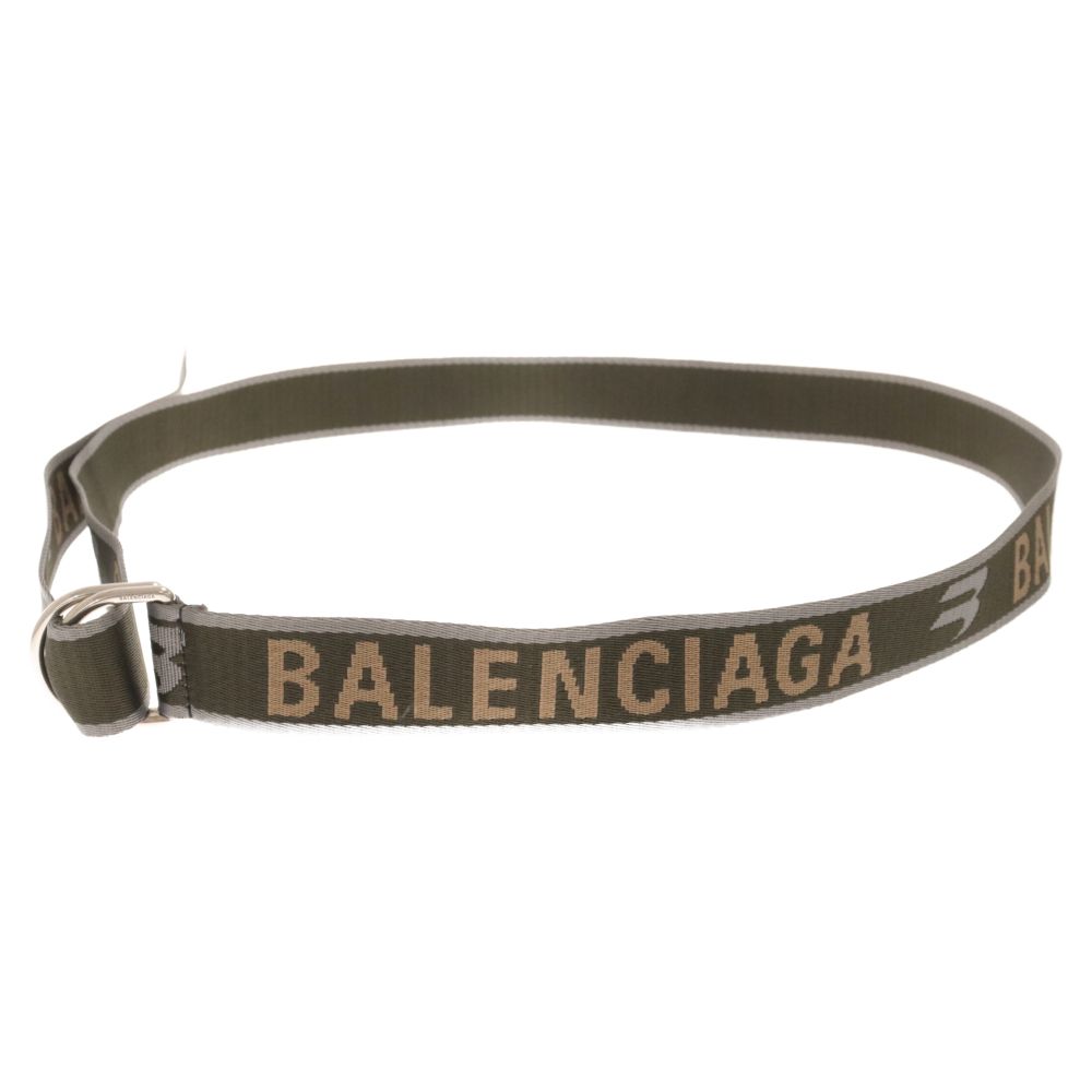 BALENCIAGA DRING ベルト カーキ Men's D Ring Belt in Grey | Balenciaga US
