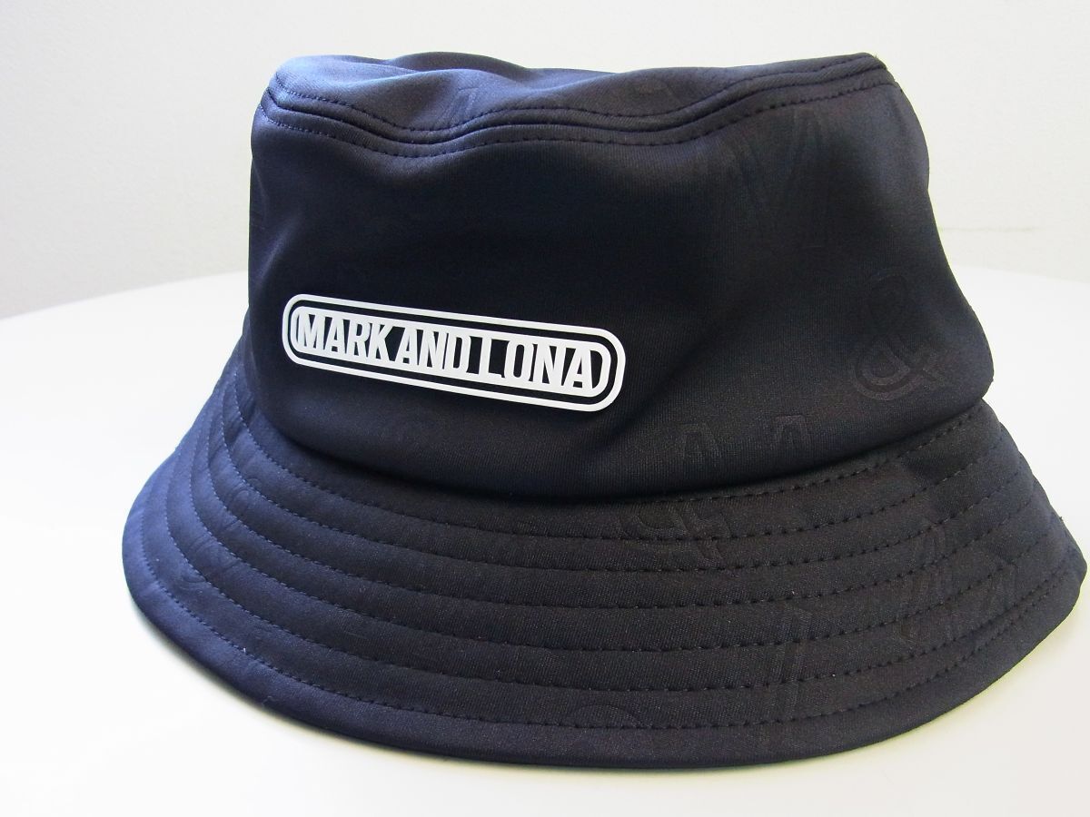 韓国限定モデル☆MARK&LONA マーク&ロナ☆ラバーロゴバケットハット☆M