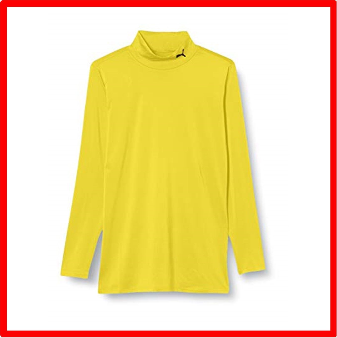 【送料無料 】サイバーイエロー/プーマブラック(07)_3XL [プーマ] サッカーウェア コンプレッション モックネック 長袖シャツ 656331 [メンズ]