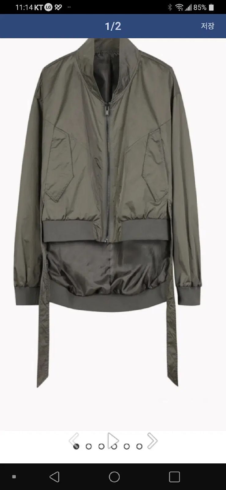 システムオム アシンメトリー パイロットジャンパー ブルゾン アウター