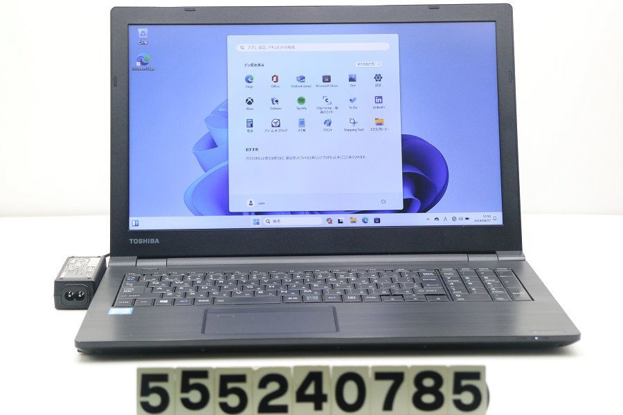 東芝 dynabook B65/J Core i5 8250U 1.6GHz/8GB/256GB(SSD)/Multi/15.6W/FWXGA(1366x768)/Win11 【555240785】