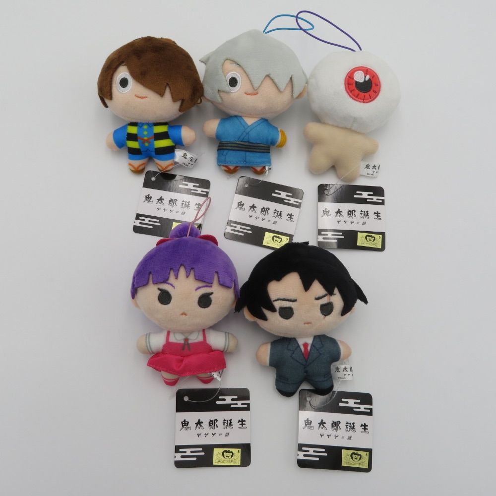 鬼太郎誕生 ゲゲゲの謎 ぷちマスコット 全5種コンプリートセット ぬいぐるみ