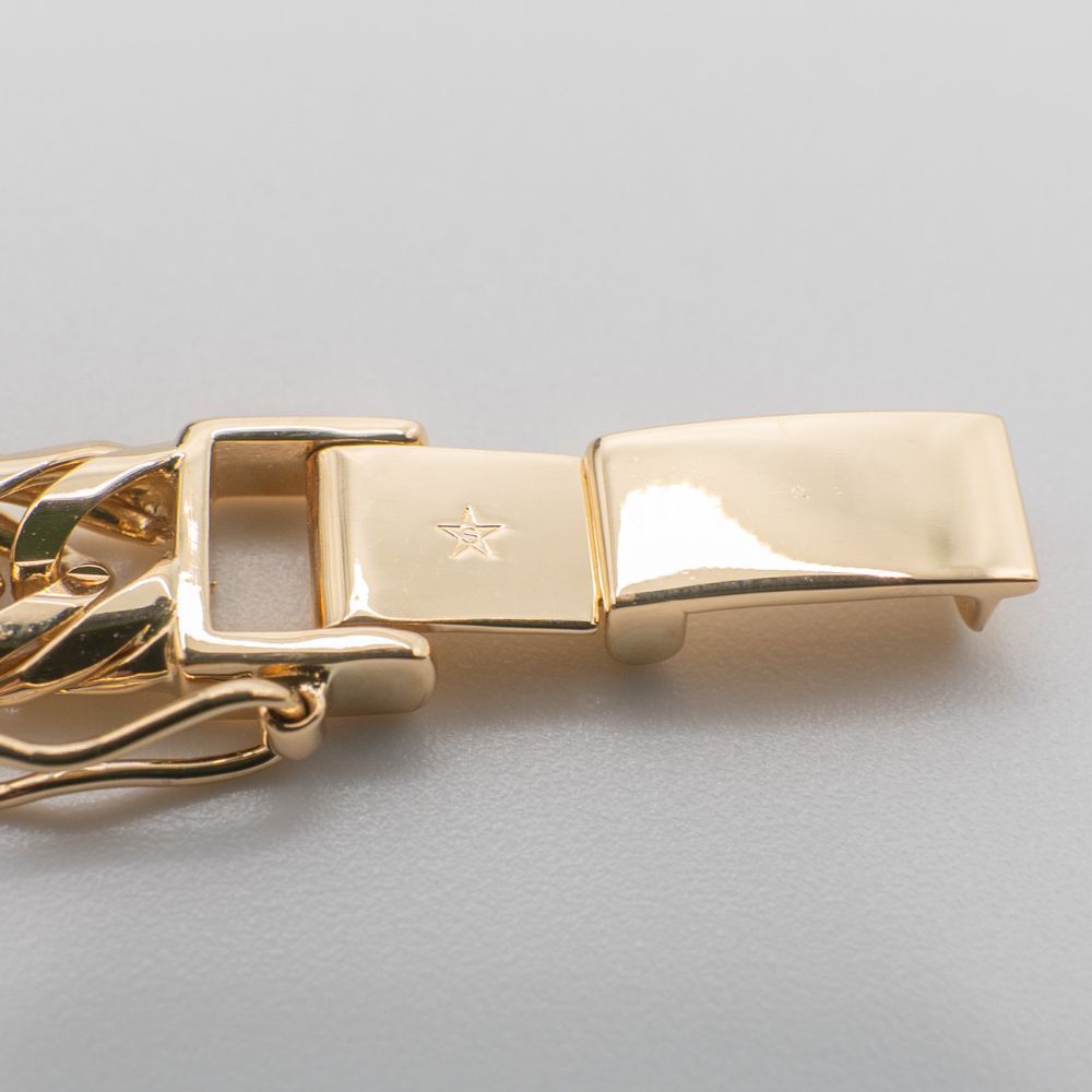 ❗️ケース無し価格K18喜平ブレスレット 12面トリプルカット 喜平 ブレスレット トリプル12面 16cm 4g キヘイ 12面トリプル 十二面