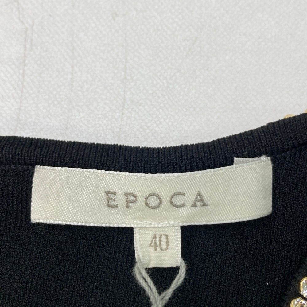 EPOCA エポカ ノースリーブニット ブラック系 40 [240001958199 EPOCA エポカ ノースリーブニット ブラック系 40 [240001958199