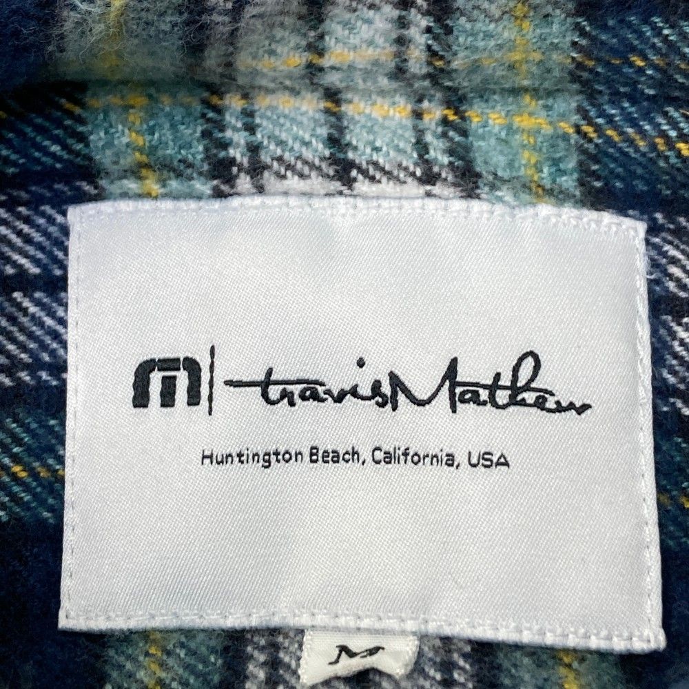 サイズ：M TRAVIS MATHEW トラビスマシュー 長袖シャツ チェック