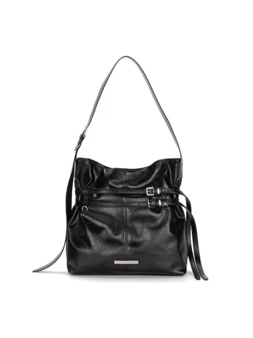 matinkim DOUBLE BELTED STRAP BIG BAG