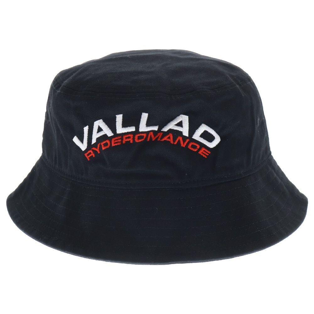 VALLAD (バラッド) 23AW BUCKET HAT ロゴ刺繍 バケットハット ブラック
