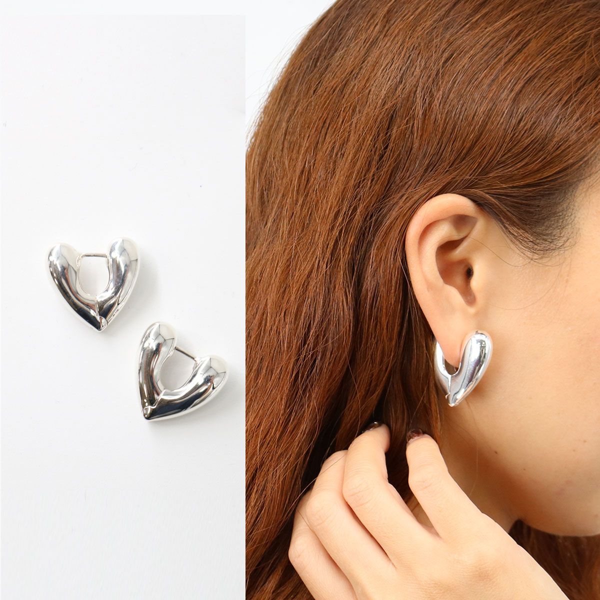 □ANNIKA INEZ アニカイネズ HEART HOOPS LRG ハートフープ