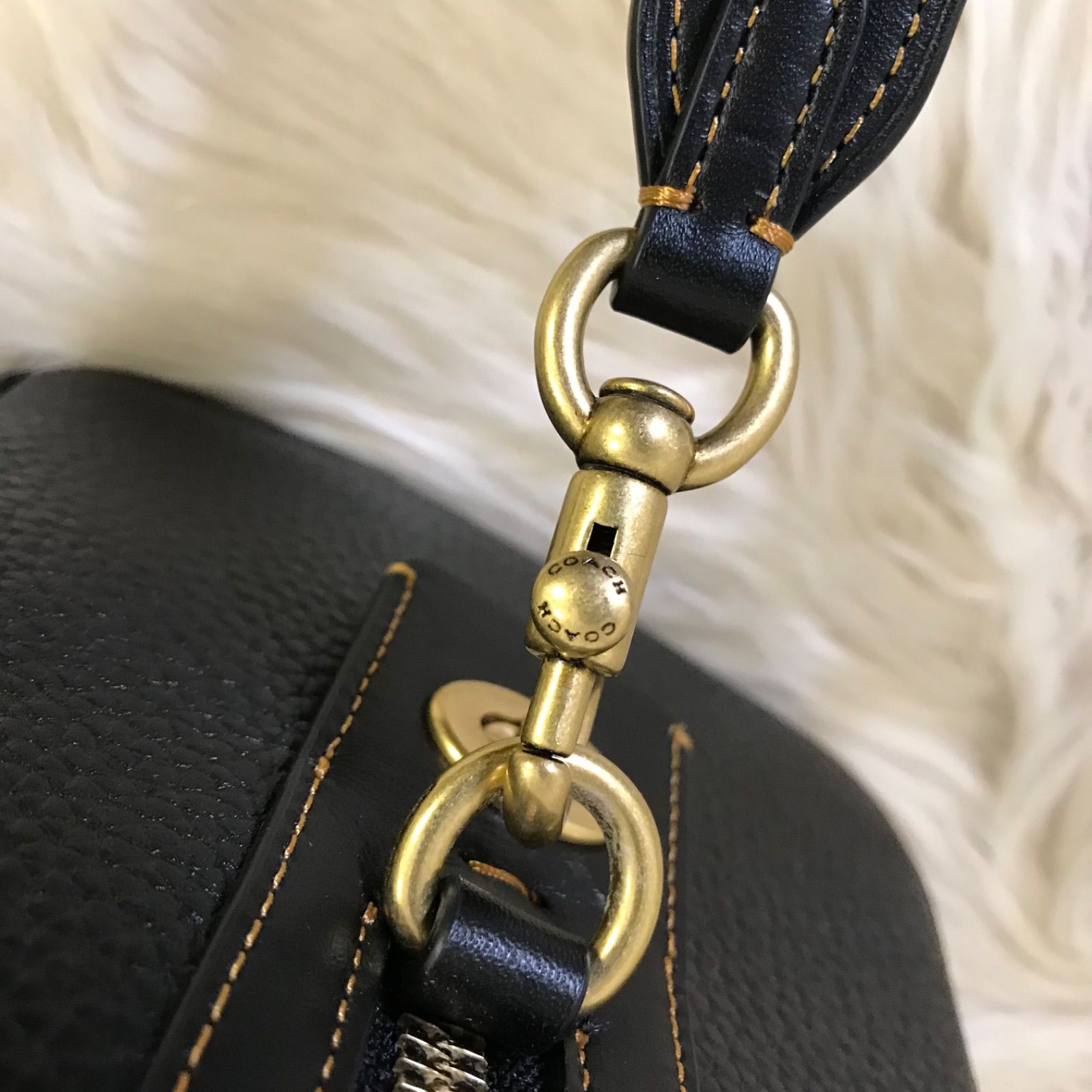 COACH コーチ ルビーサッチェル ミニボストン バッグ レザー C8864 