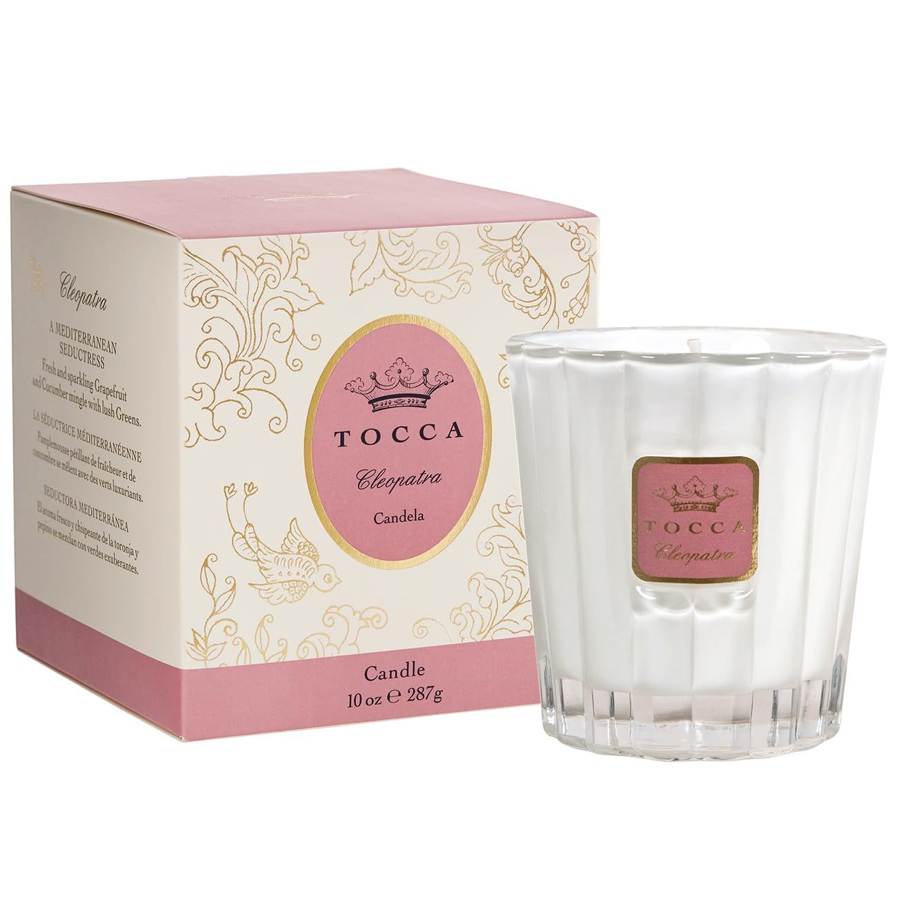 トッカ TOCCA キャンドル クレオパトラの香り 約287g ろうそく アロマキャンドル プレゼント ギフト 贈り物 女性 男性 人気 お礼 お返し 送別 誕生日 母の日