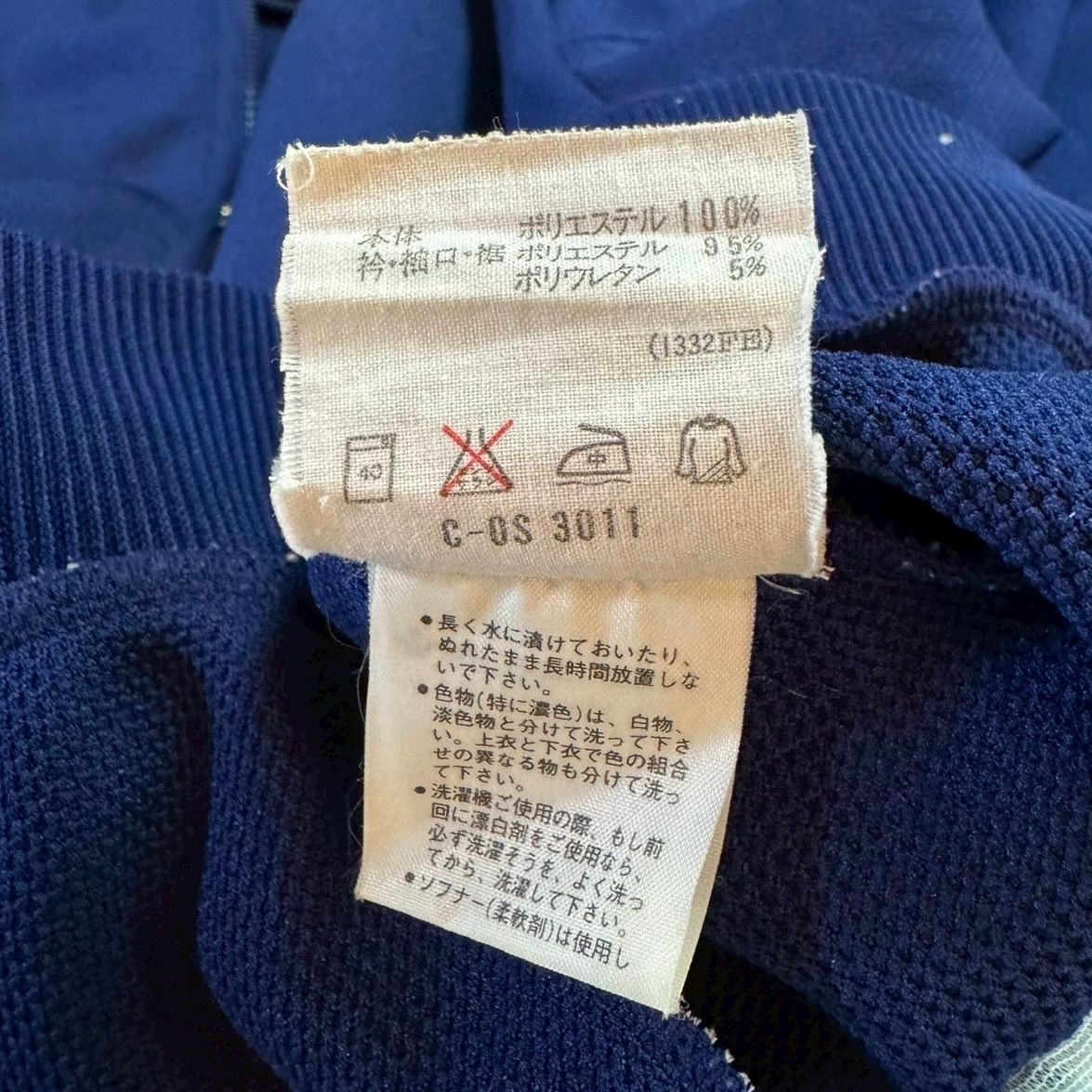 adidas アディダス トレフォイル ロゴ 刺繍 フルジップ ジャージ トラックジャケット メンズ L サイズ KARIMZIABAT_FR