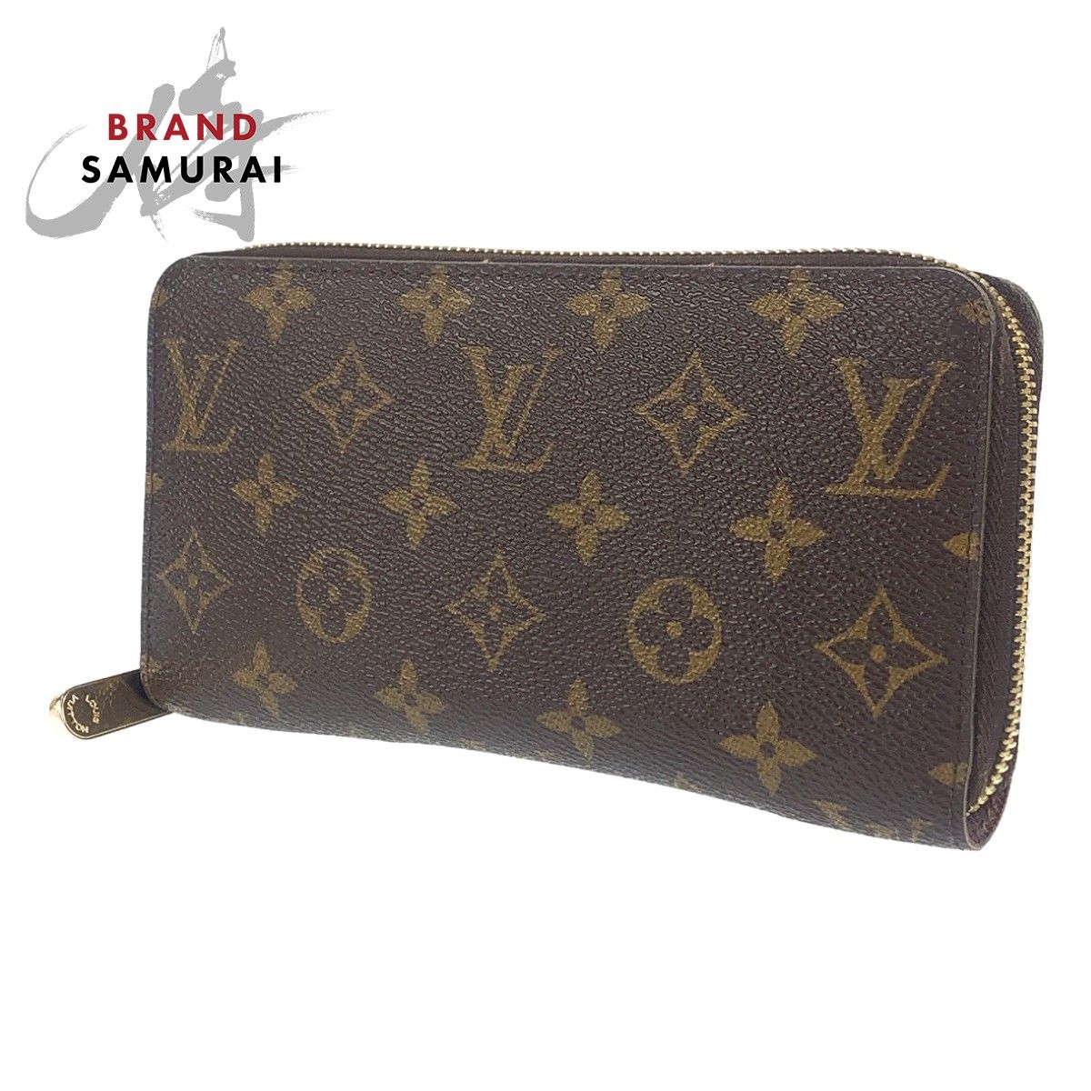 LOUIS VUITTON ルイヴィトン モノグラム ジッピーウォレット ブラウン 