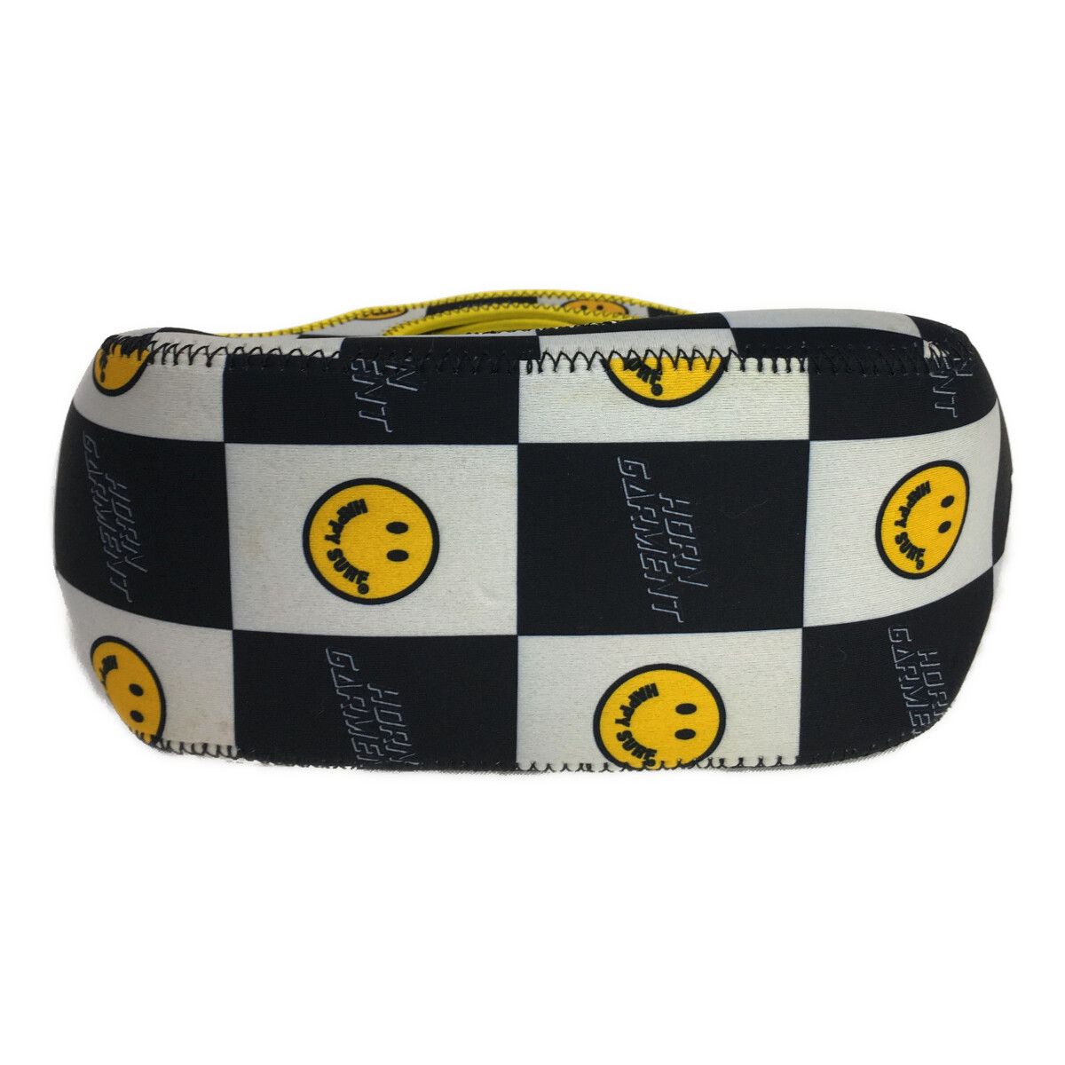 中古 ホーンガーメント HORN GARMENT カートバッグ 黒×白×黄