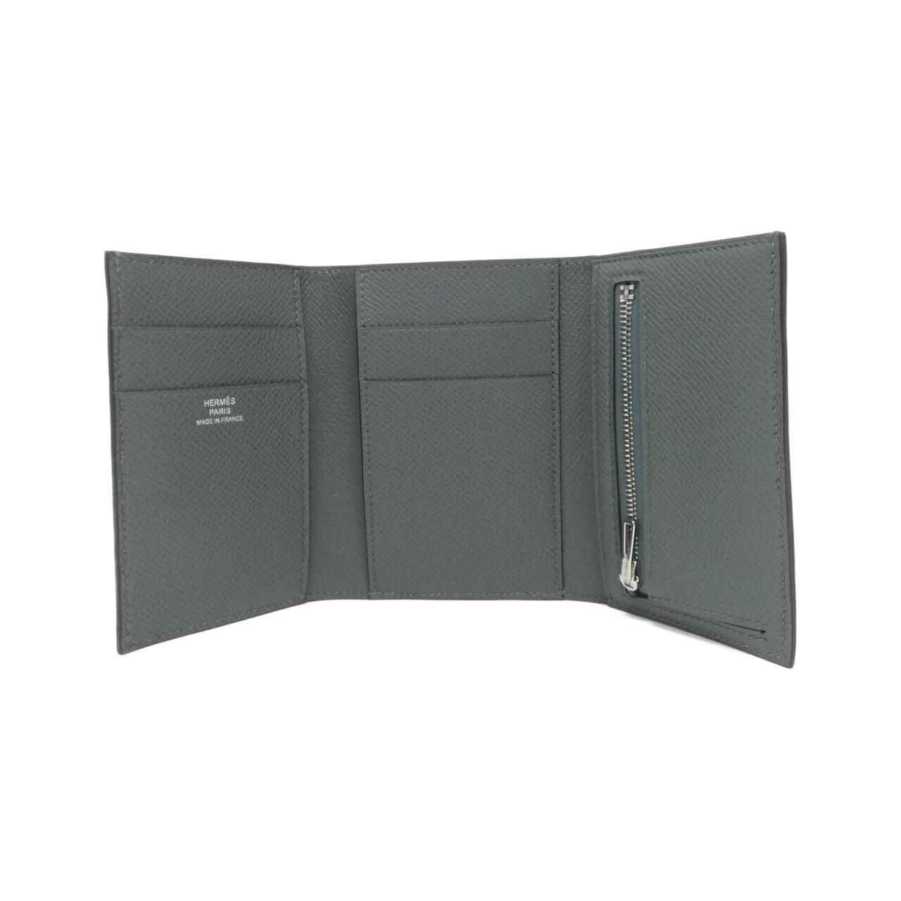 HERMES エルメス 二つ折り財布 レディース ブラック H082875CK 89