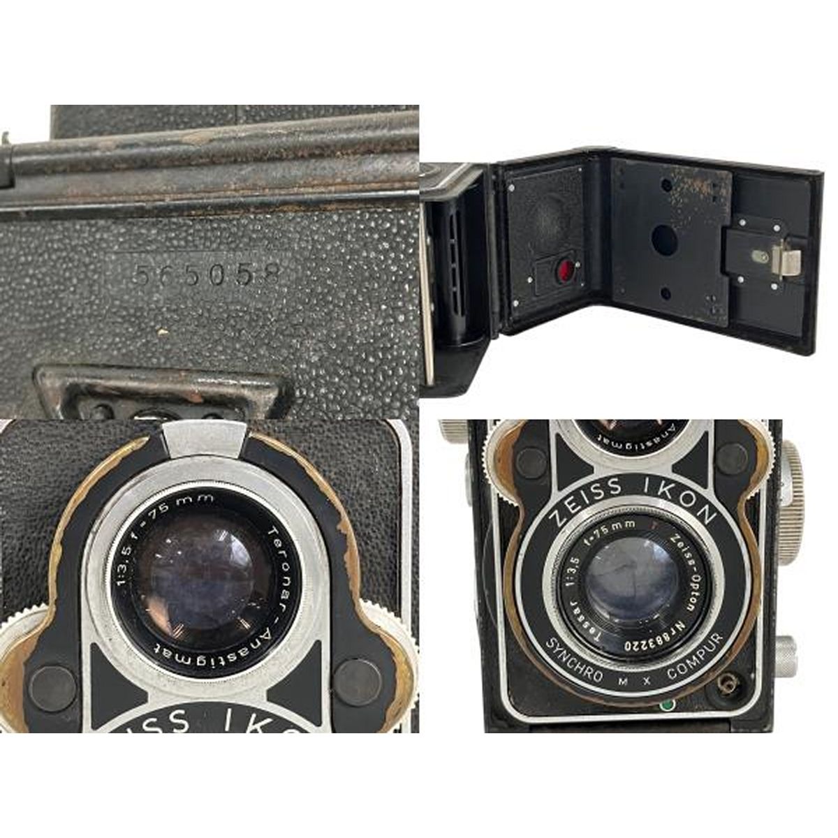ZEISS IKON IKOFLEX Tessar 75mm F3.5 二眼レフカメラ ジャンク