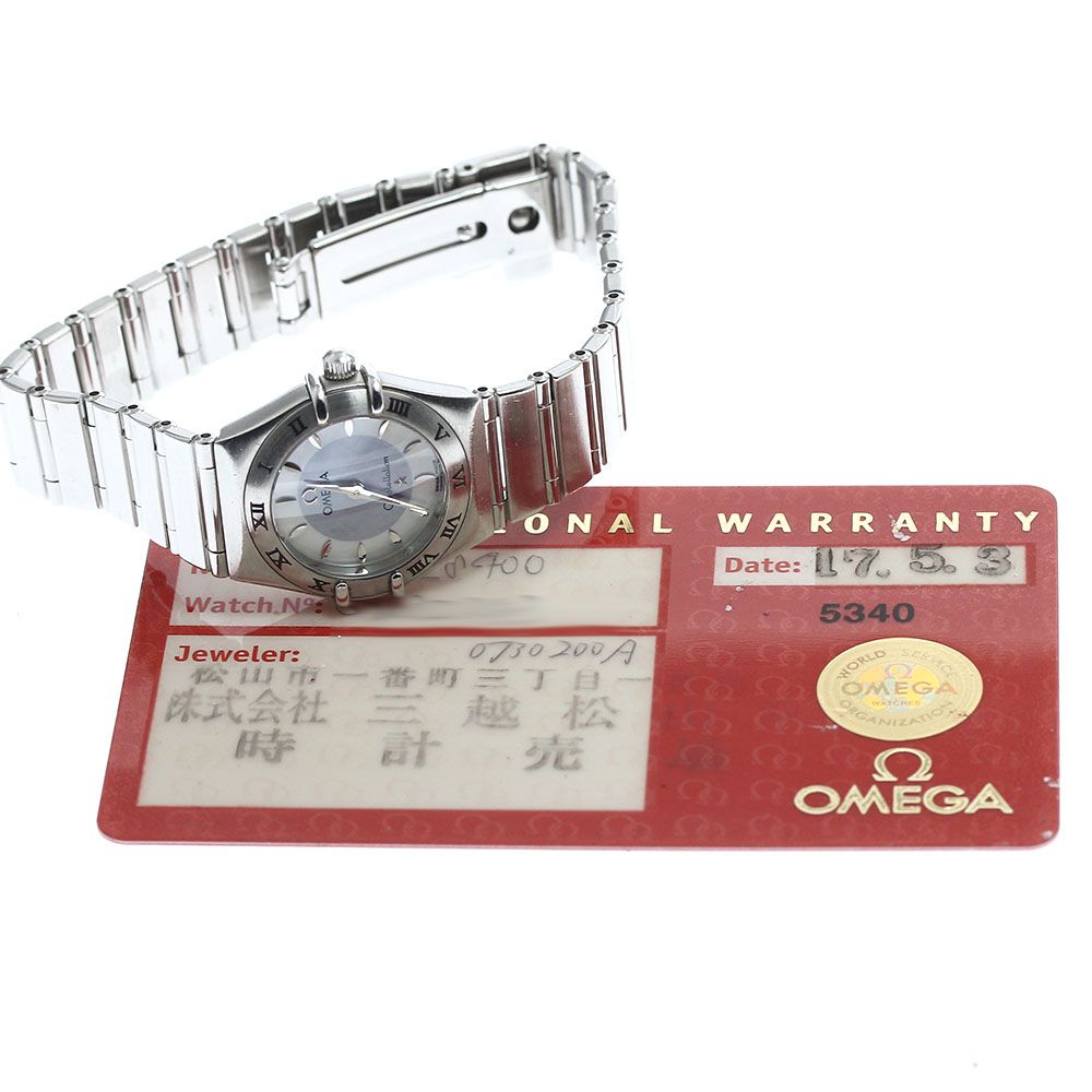 オメガ OMEGA 1562.84 コンステレーション シェルダイアル クォーツ  