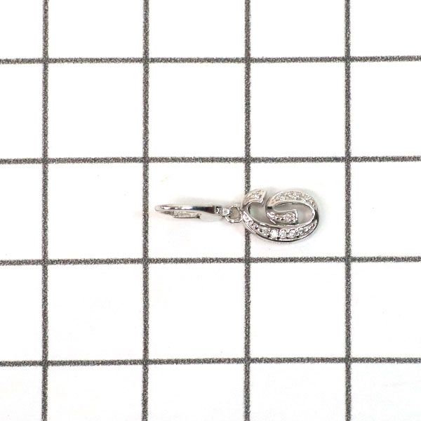 6/美品 ノンブル ゆきざき K18YG ダイヤ S ペンダントトップ チャーム ゆきざき K18WG ダイヤモンド ペンダントトップ 0.04ct ノンブル