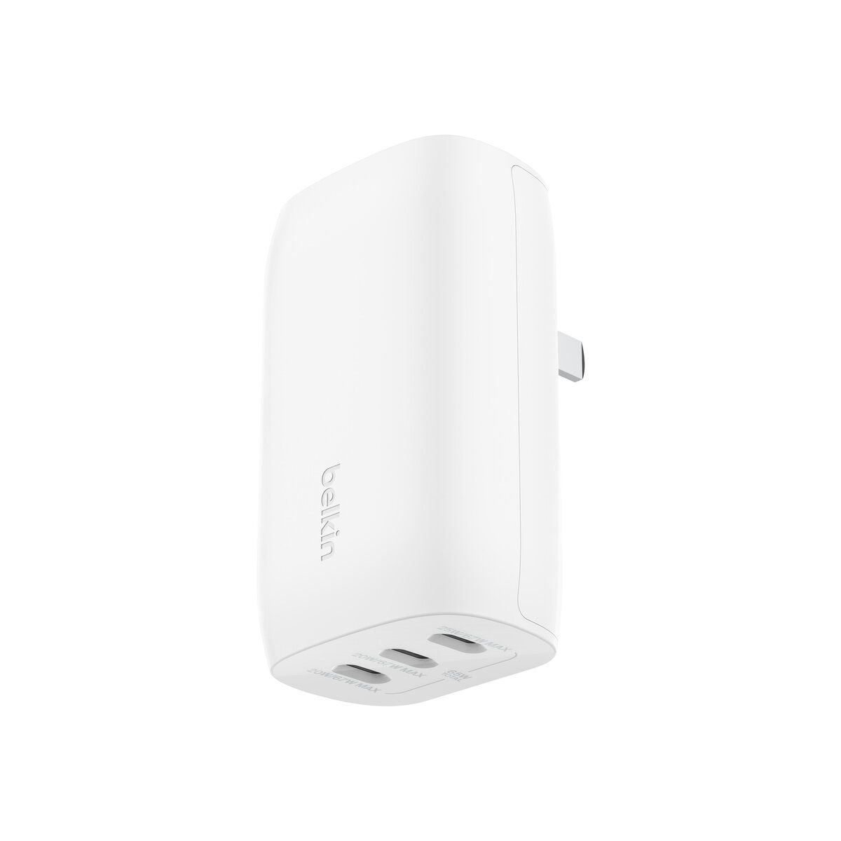 コストコ直仕入! Belkin BoostCharge 3 ポート USB-C? 壁面充電器 PPS 67W 付き WCC002dqWHJP ct61659 SS
