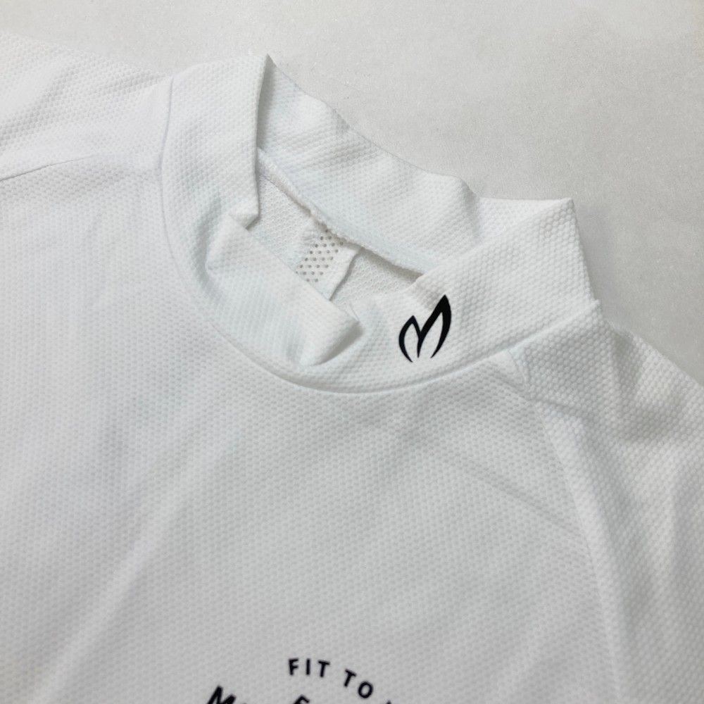 サイズ 4 MASTER BUNNY EDITION マスターバニーエディション ハイネック 半袖Tシャツ MBE XIプリント ホワイト系 240101287855 ゴルフウェア メンズ ストスト LLC-HASEGAWATOSO_COM
