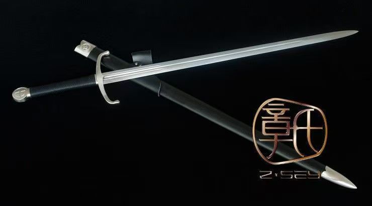 トラ茎ヨーロッパ剣十字西洋剣 模造刀 居合刀 武士道 武蔵 鑑賞用 手鍛造打 トラ茎ヨーロッパ剣十字西洋剣 模造刀 居合刀 武士道 武蔵 鑑賞