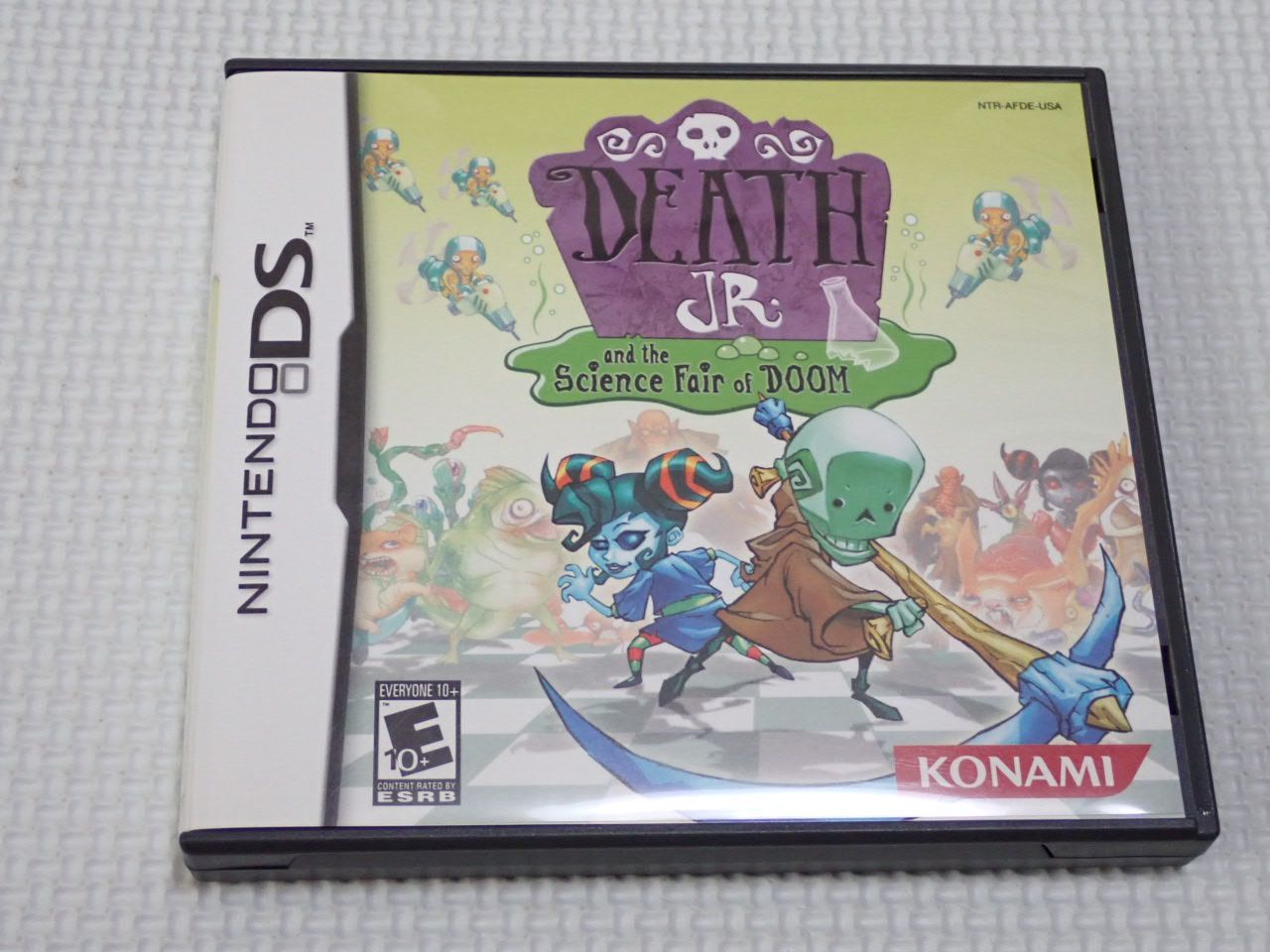 DS DEATH JR. and the Science Fair of DOOM 海外版 北米版 説明書付 ソフト付 動作 済