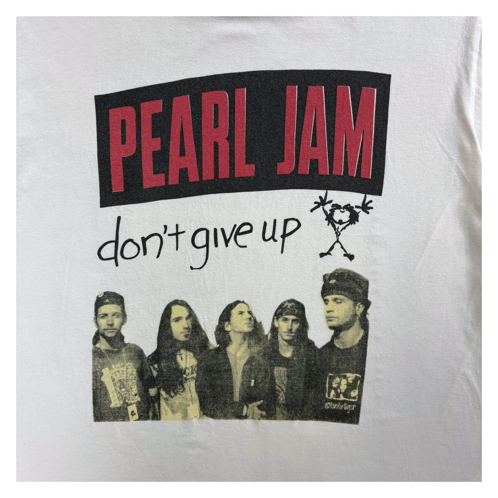 Pearl Jamパールジャム “Don't Give Up” 白Tシャツ 90`s XL相当