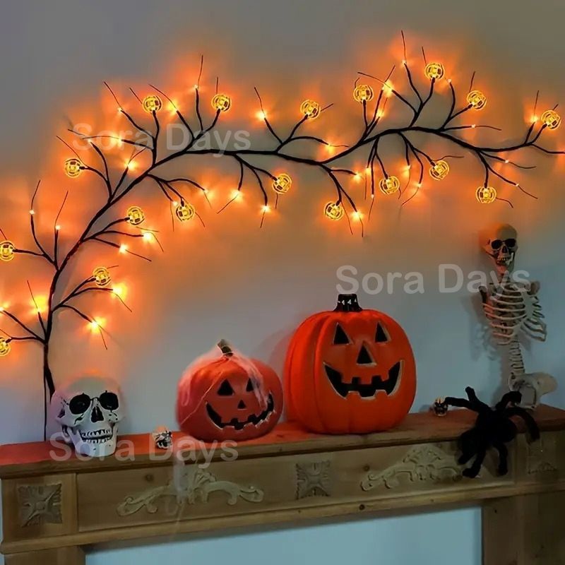 ハロウィン 大型 カボチャライト ガラス製 ガラス細工 照明 装飾 インテリア雑貨 ハロウィン カボチャ ライト かわいい おしゃれ