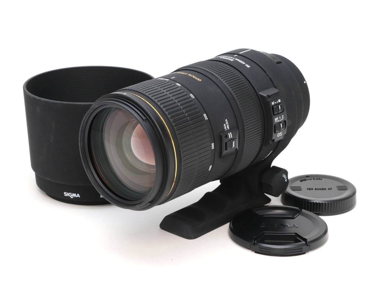 A SIGMA シグマ APO 80-400mm F4.5-5.6 EX DG OS for Canon 初期不良返品可 99-119