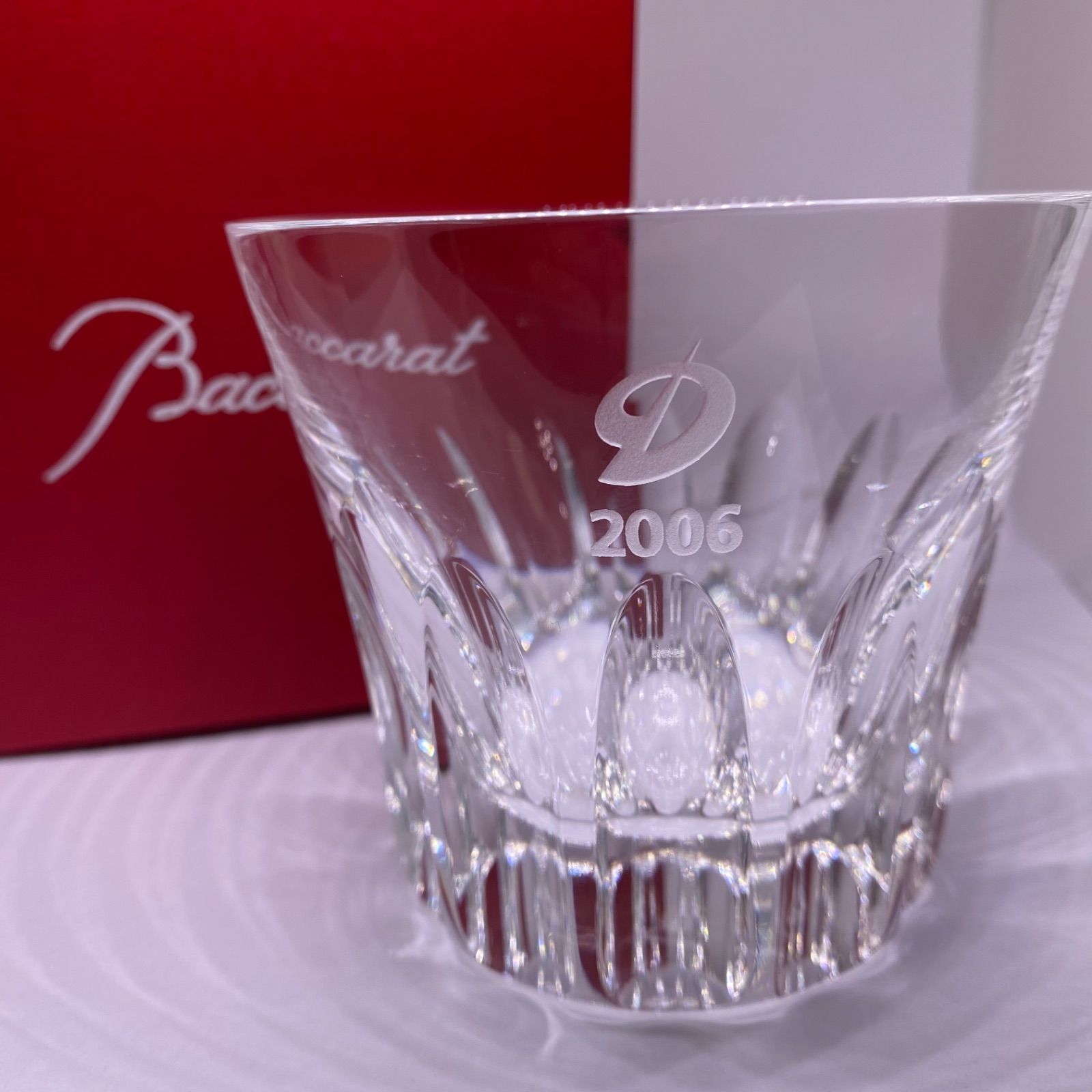 値下げ！ 未使用品 Baccarat バカラ エトナ ロックグラス 2006年 中日