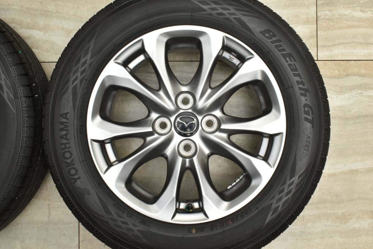 製 バリ溝 マツダ MAZDA2 純正 15in 5.5J 40 PCD100 ヨコハマ ブルーアースGT AE51 185 65R15 デミオ 流用 ノーマル戻し 可 FFCRYSTALESIA_COM