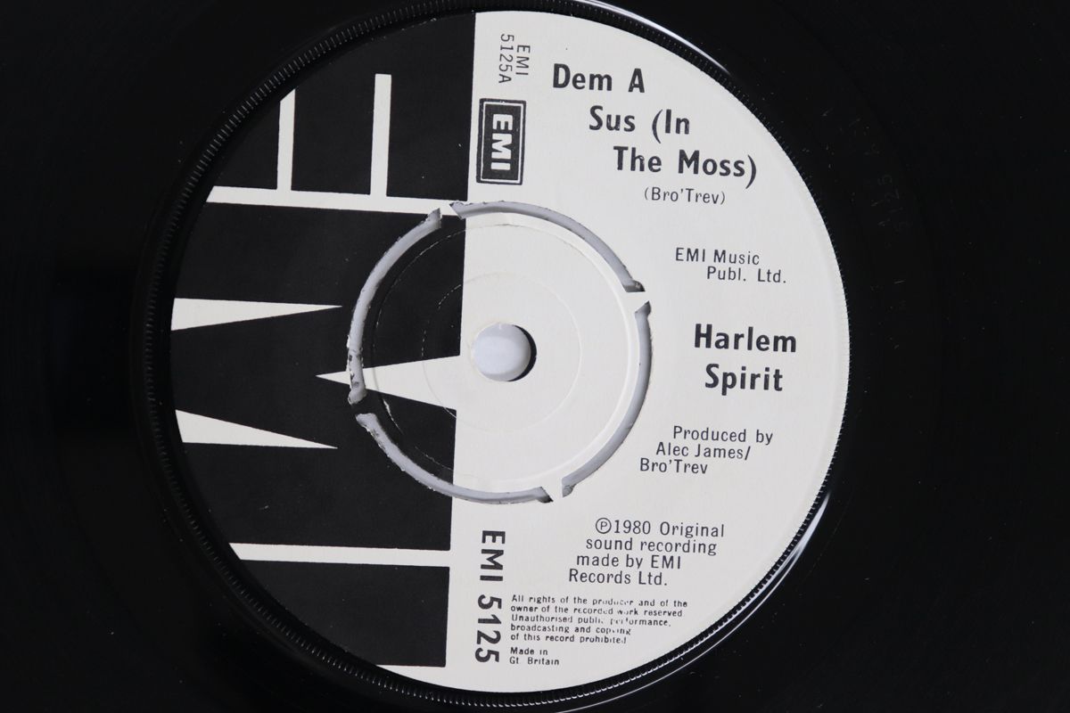 英7” Harlem Spirit Dem A Sus In The Moss EMI5125PROMO EMI プロモ |00080