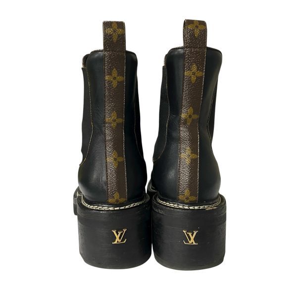 ○ ルイヴィトン LOUIS VUITTON ボブールライン アンクルブーツ