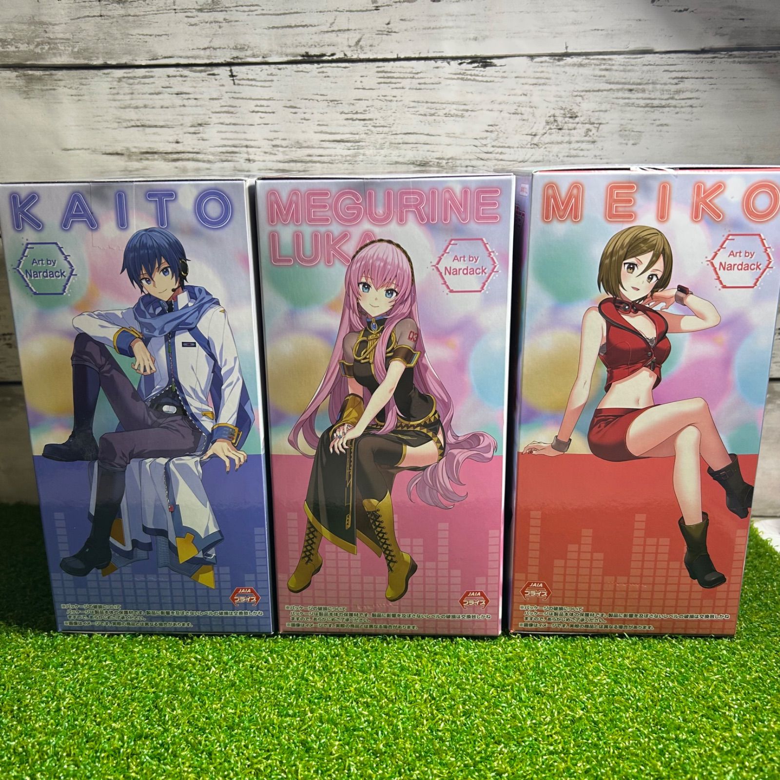 Furyu ぬーどるストッパー 巡音ルカ MEIKO KAITO 3点セット 箱美