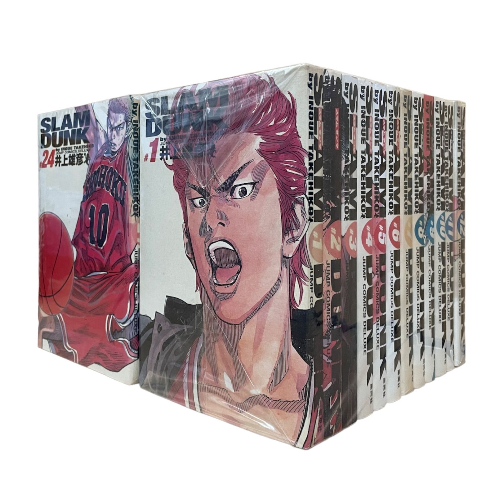 ラスト1 美品 全巻帯・ブックカバー付き SLAMDUNK 完全版 全巻 セット 