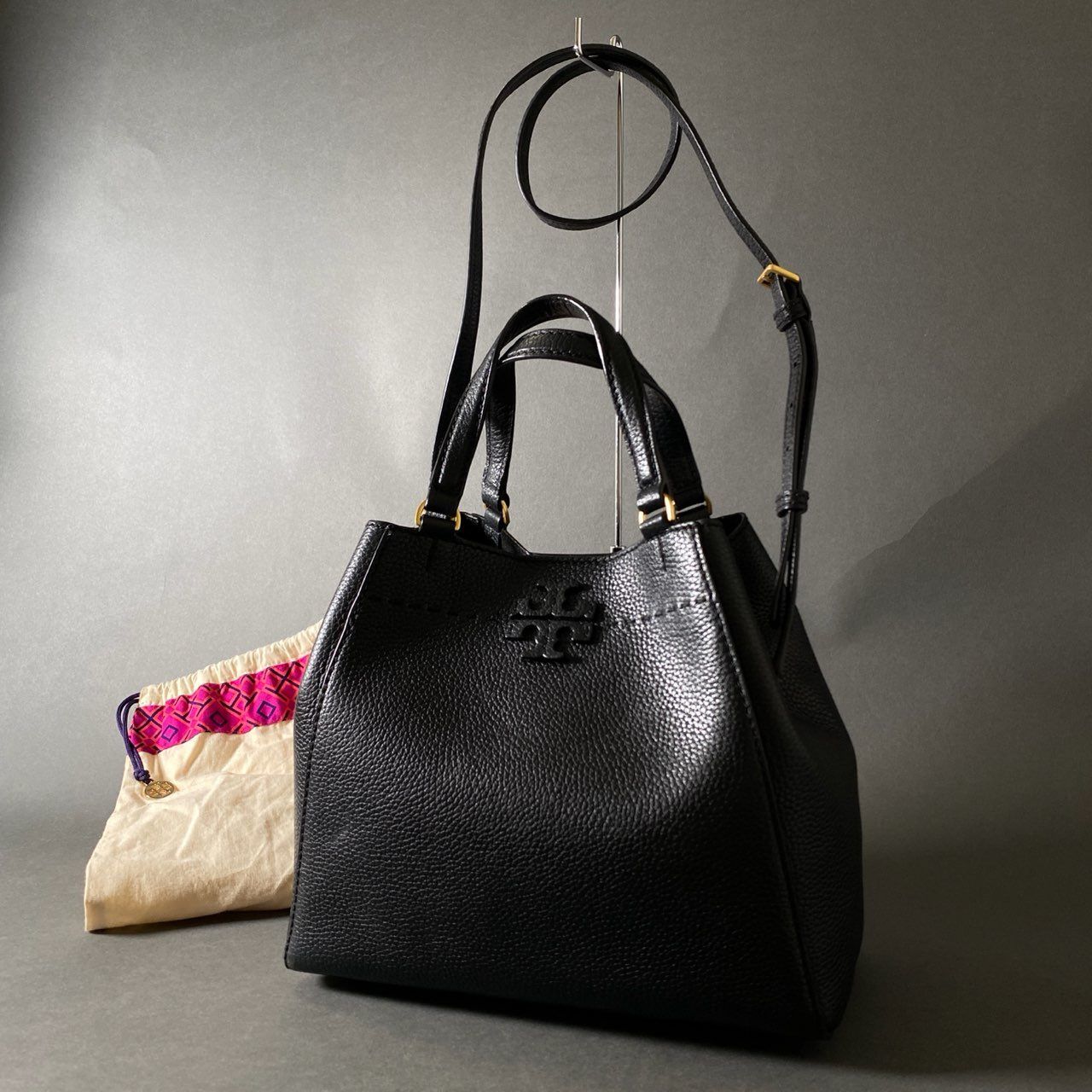 極美品】Tory Burch マックグロー キャリーオール トートバッグ